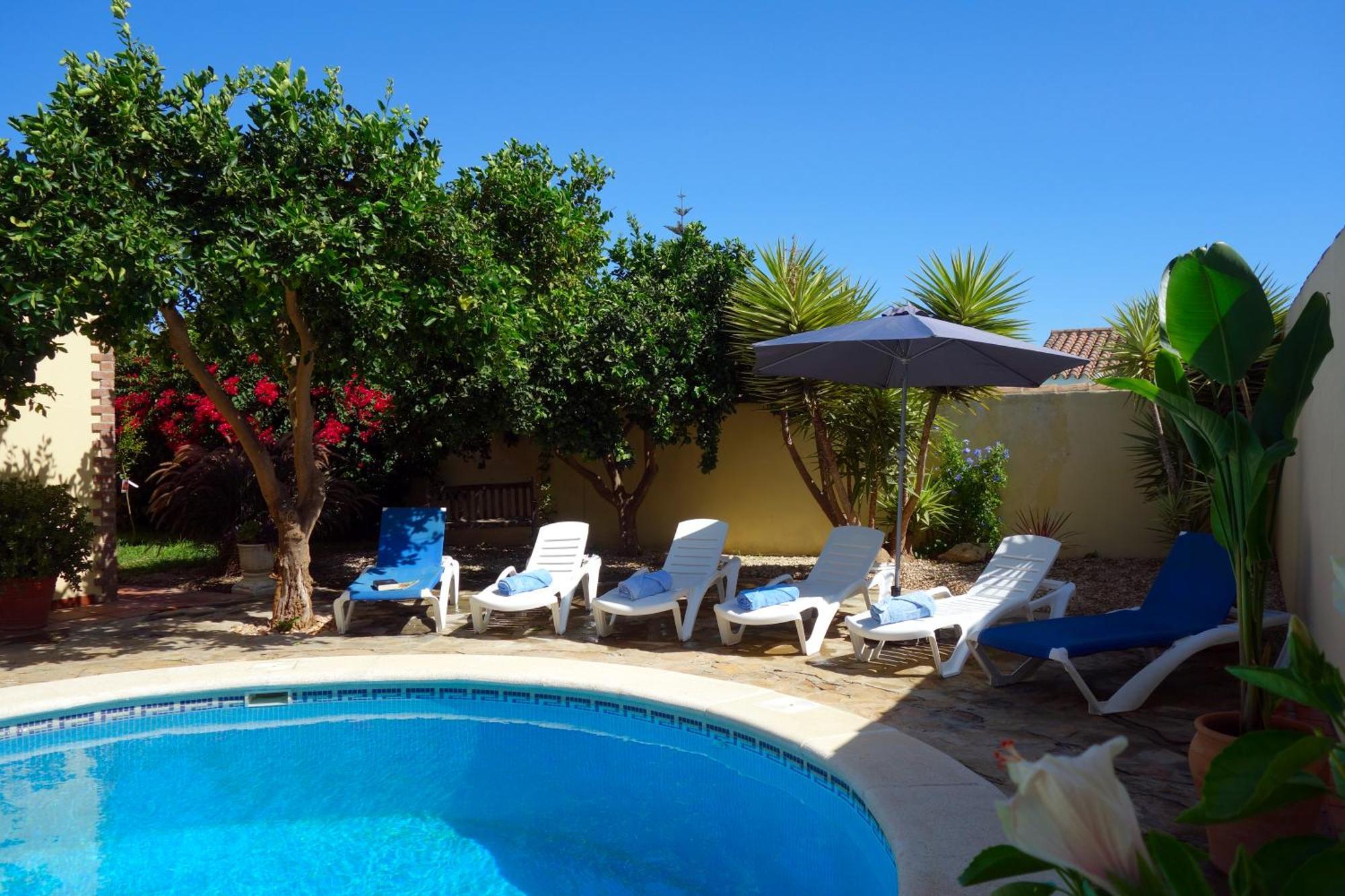 Casa Limon - Ferienhaus - Pool - Klimaanlage - W-Lan チクラナ・デ・ラ・フロンテーラ エクステリア 写真